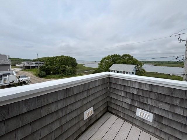 7 Cove St, Mattapoisett, MA 02739 - balcony featuring a water view
