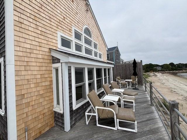 7 Cove St, Mattapoisett, MA 02739 - view of wooden deck