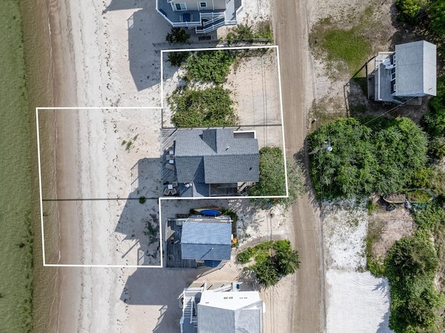 7 Cove St, Mattapoisett, MA 02739 - aerial view of property's location with property boundaries highlighted