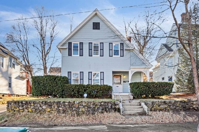 view of front of property