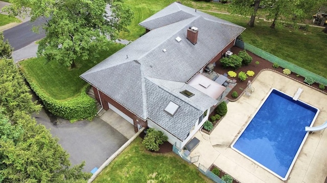 166 Primrose Dr, Longmeadow, MA 01106 - aerial view of property and surrounding area