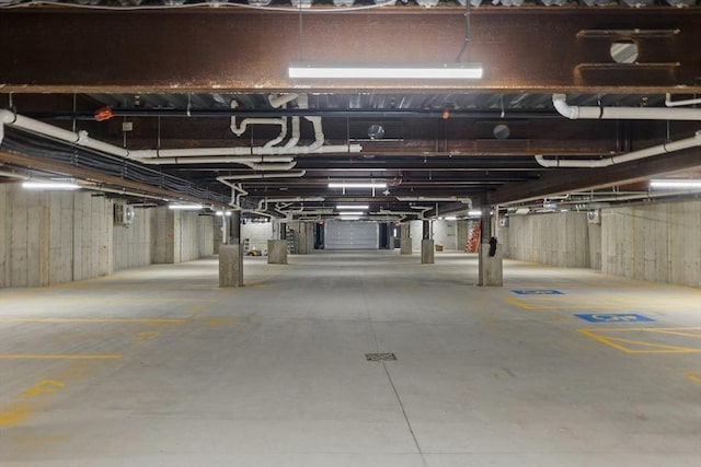 view of parking deck