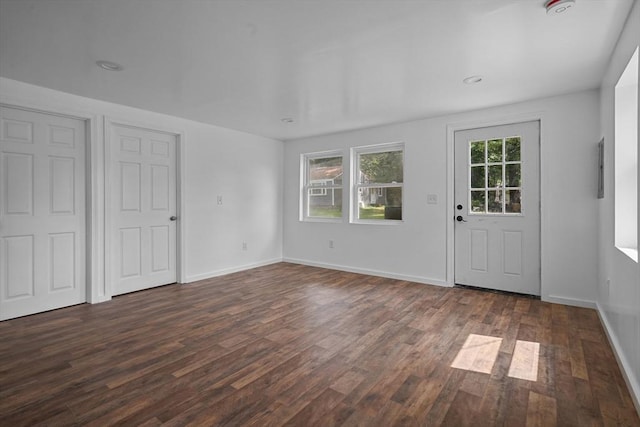 14 2nd, Lakeville, MA 02347 - foyer with dark wood finished floors and baseboards