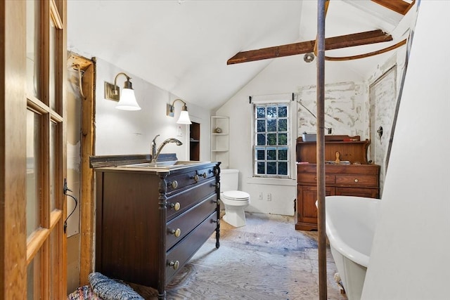 100 Center St, Dennis, MA 02660 - full bath with a soaking tub, vanity, and toilet