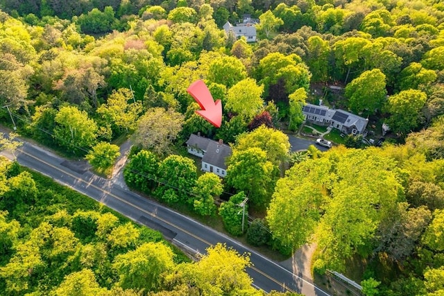 100 Center St, Dennis, MA 02660 - drone / aerial view of a forest