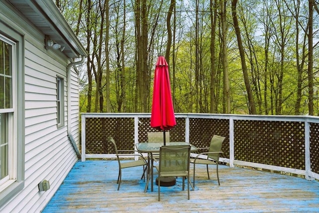 130 Franklin St, Milford, NH 03055 - deck featuring outdoor dining space