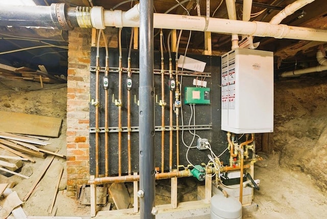 130 Franklin St, Milford, NH 03055 - view of utility room