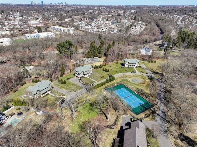 aerial overview of property's location