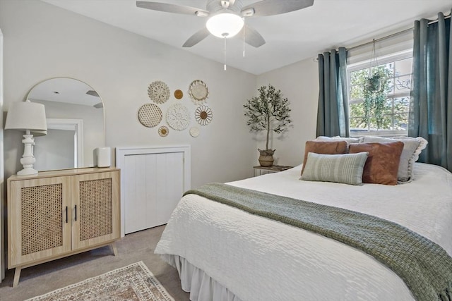 21 Grove St, Fairhaven, MA 02719 - bedroom with light carpet and ceiling fan