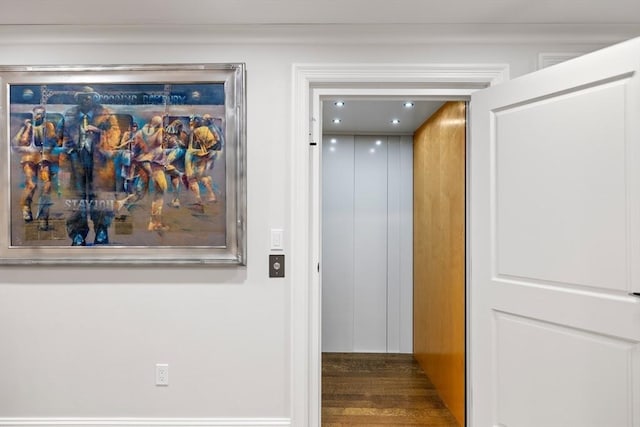 37 Radcliffe Rd, Newton, MA 02468 - details featuring recessed lighting, wood finished floors, and elevator