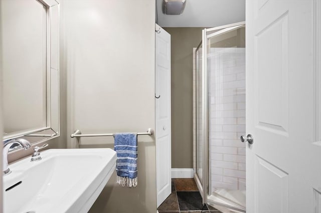 126 Arrow Head Rd, Marshfield, MA 02050 - bathroom featuring a sink and a shower stall
