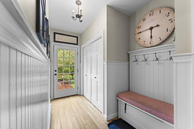 126 Arrow Head Rd, Marshfield, MA 02050 - mudroom featuring wood finished floors