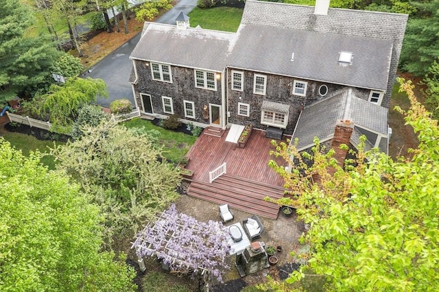 126 Arrow Head Rd, Marshfield, MA 02050 - aerial view of property and surrounding area