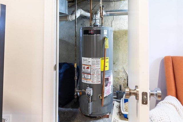 utilities featuring water heater