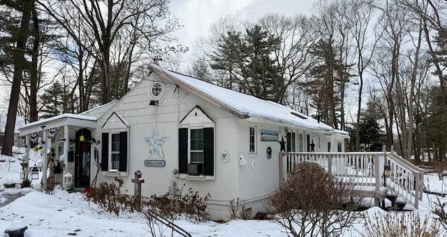 view of front of home