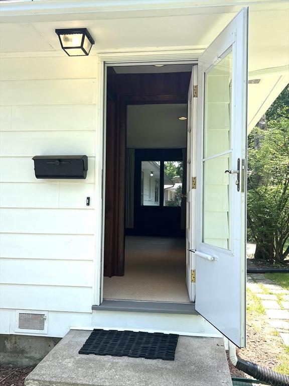216 Bel Air Dr, Longmeadow, MA 01106 - doorway to property featuring crawl space