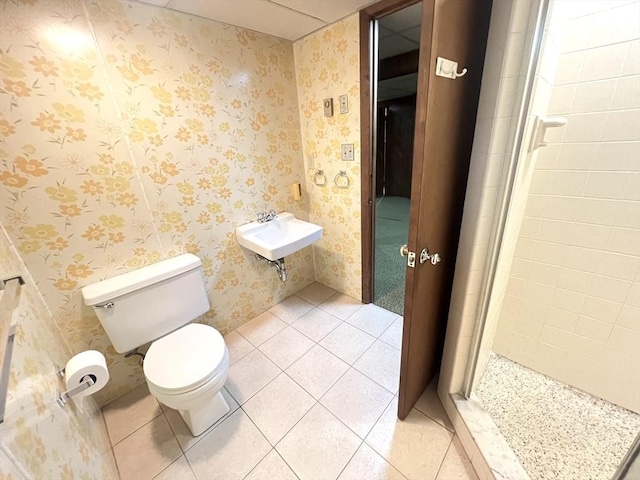 216 Bel Air Dr, Longmeadow, MA 01106 - full bath with a shower stall and tile patterned flooring