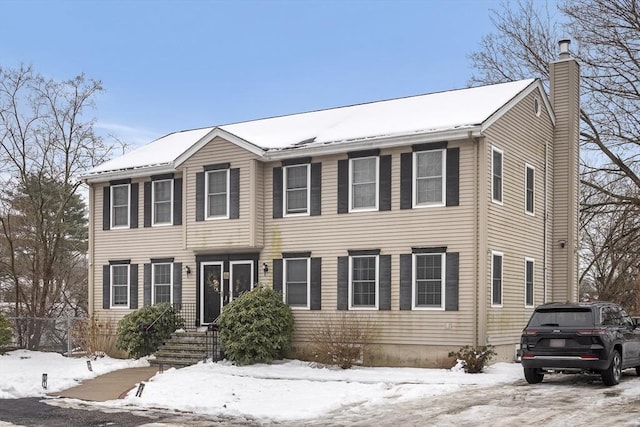 15 Bunker St Unit 2, Boston, MA 02136 - colonial inspired home with a chimney