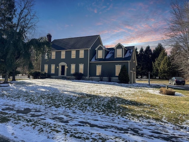 view of front of home