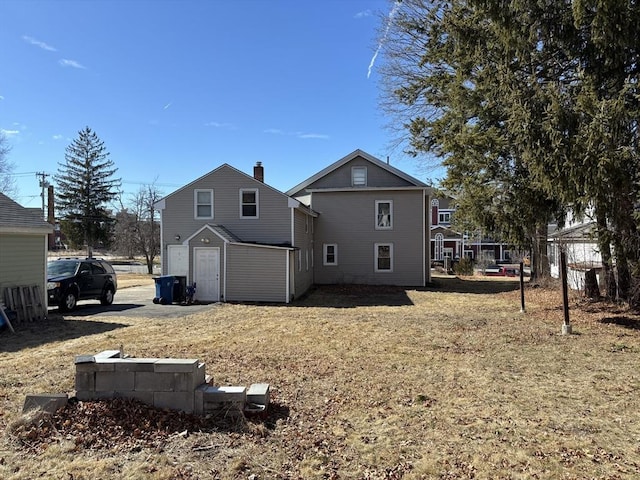 view of back of property