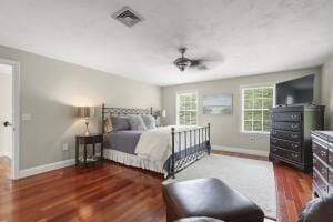 5 Lancaster Ln, Bourne, MA 02532 - bedroom featuring wood finished floors and a ceiling fan