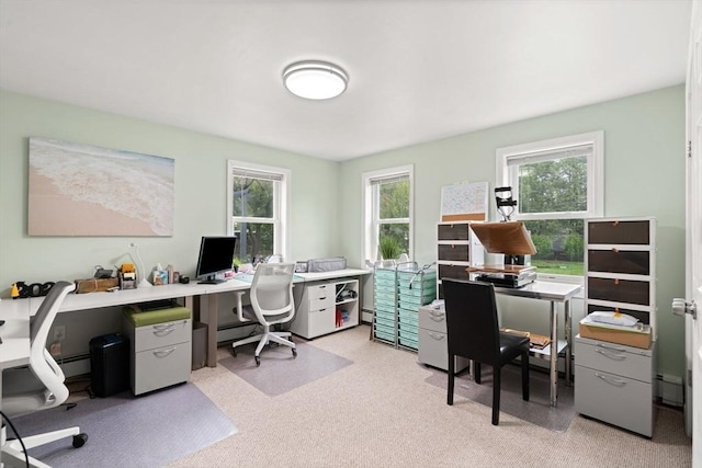 9 Indian Rock Dr, Saugus, MA 01906 - office space featuring light carpet and a baseboard heating unit