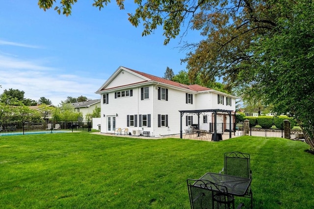 9 Indian Rock Dr, Saugus, MA 01906 - back of house with a pergola and a patio