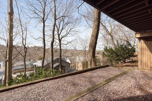 view of yard with a residential view