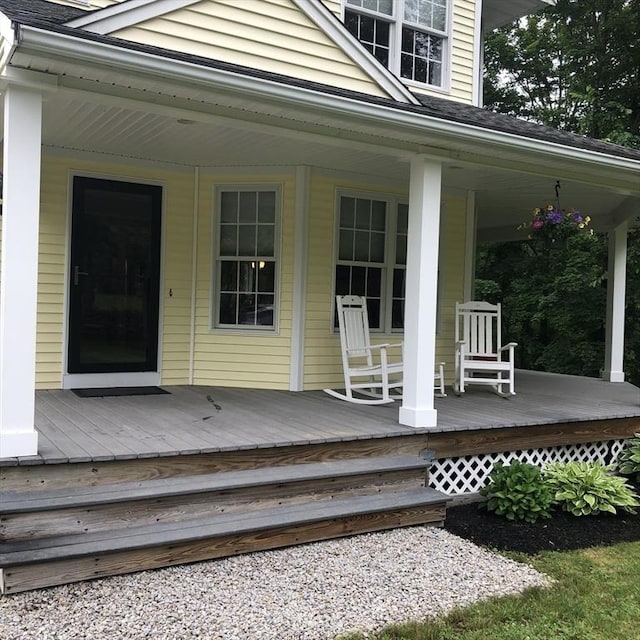 216 Fairbanks St, West Boylston, MA 01583 - view of wooden porch