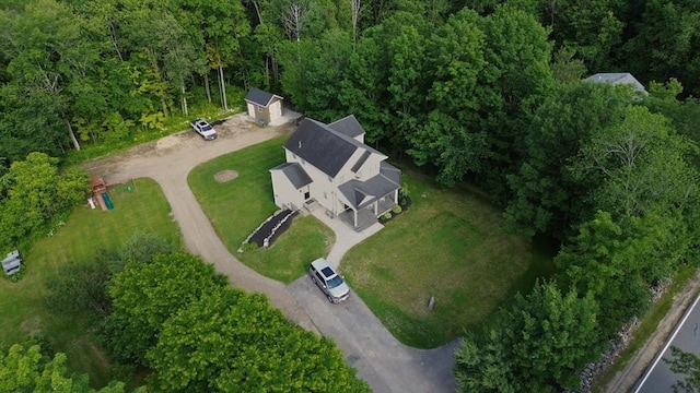 216 Fairbanks St, West Boylston, MA 01583 - aerial view of property's location with a heavily wooded area