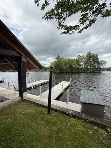 45 Spring St, Lunenburg, MA 01462 - dock area featuring a water view