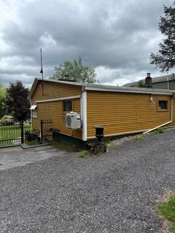 45 Spring St, Lunenburg, MA 01462 - view of side of home with ac unit
