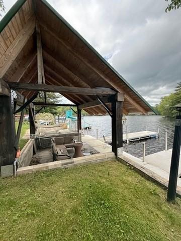 45 Spring St, Lunenburg, MA 01462 - view of home's community featuring a dock and boat lift