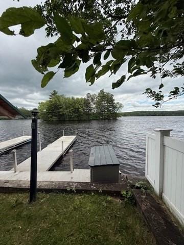 45 Spring St, Lunenburg, MA 01462 - dock area featuring a water view