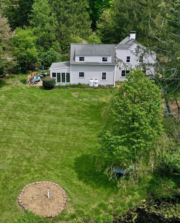 231 Larch Row, Wenham, MA 01984 - view of subject property featuring a heavily wooded area