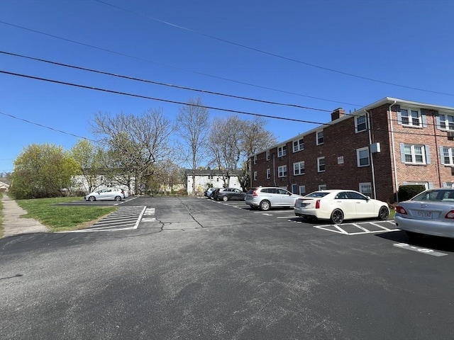 view of uncovered parking lot