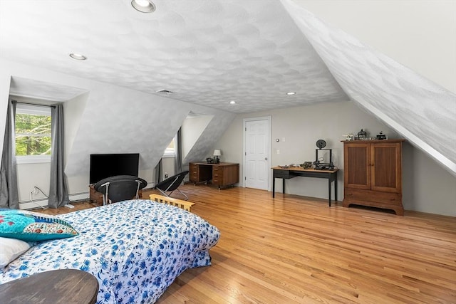 160 Woodland Mead, Hamilton, MA 01982 - bedroom featuring light wood finished floors, recessed lighting, and vaulted ceiling