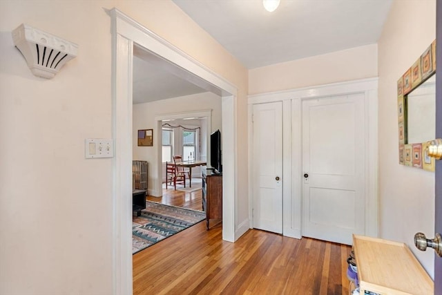111 Williams St Unit 1, Boston, MA 02130 - hall with light wood-style flooring