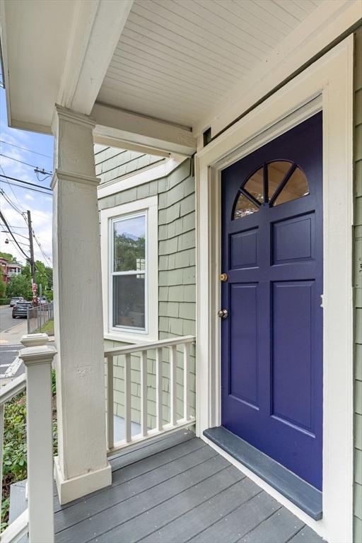111 Williams St Unit 1, Boston, MA 02130 - doorway to property featuring a porch