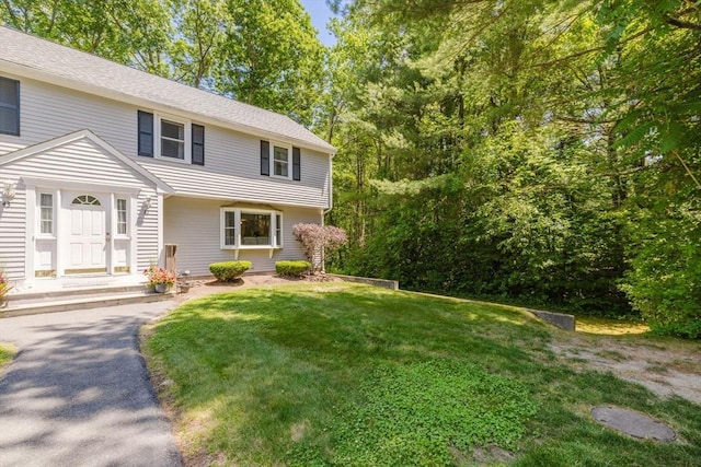 44 Spruce Tree Ln Unit 44, Norton, MA 02766 - colonial home featuring a front lawn