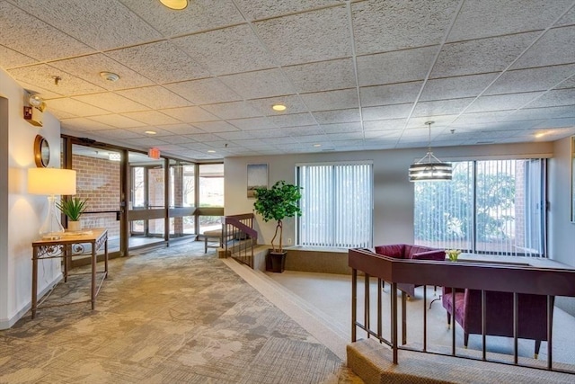 289 Elm St Unit 34B, Medford, MA 02155 - building lobby with a paneled ceiling