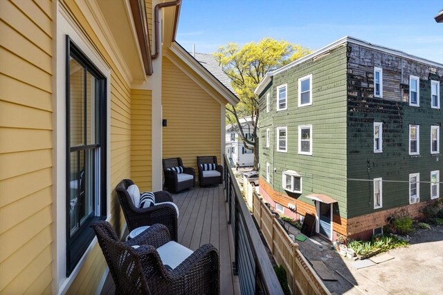 142 Amory St Unit 2, Cambridge, MA 02139 - view of wooden deck