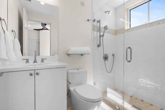 142 Amory St Unit 2, Cambridge, MA 02139 - full bath featuring a stall shower, toilet, and vanity