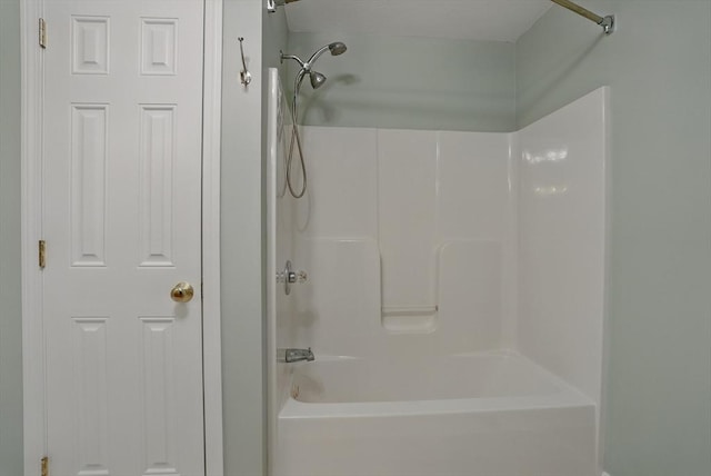 full bath featuring shower / bath combination