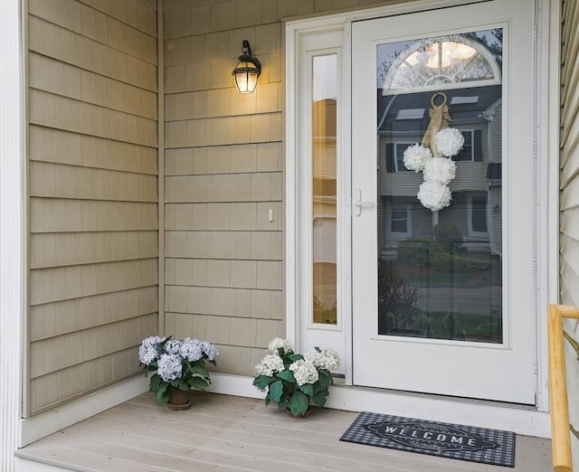 view of entrance to property