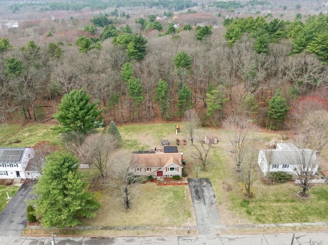 13 Independence Ln, Millis, MA 02054 - aerial view of property and surrounding area