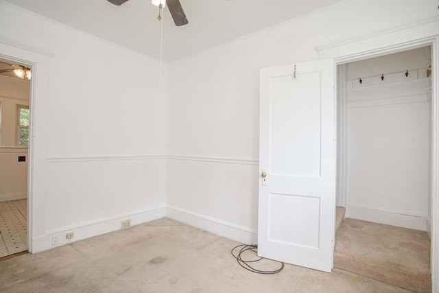 108 Arlington Rd, Woburn, MA 01801 - unfurnished bedroom with carpet and a ceiling fan