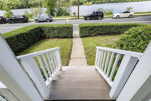 108 Arlington Rd, Woburn, MA 01801 - view of yard with a water view