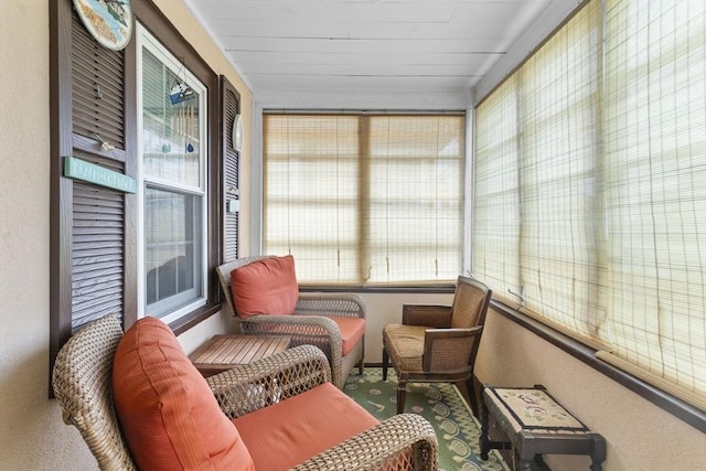 sunroom with a wealth of natural light