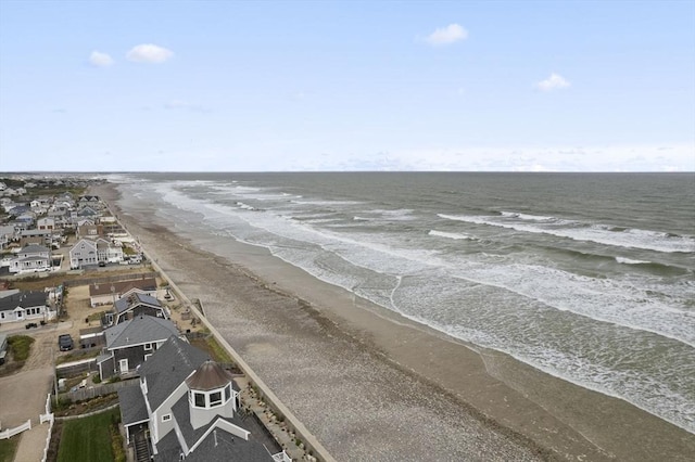 property view of water with a view of the beach